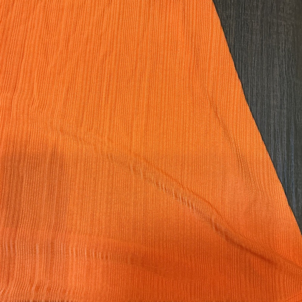 Free People Intimately Ribbed Racerback Tank Top Orange V-Neck Flowy Small Boho - Picture 2 of 4